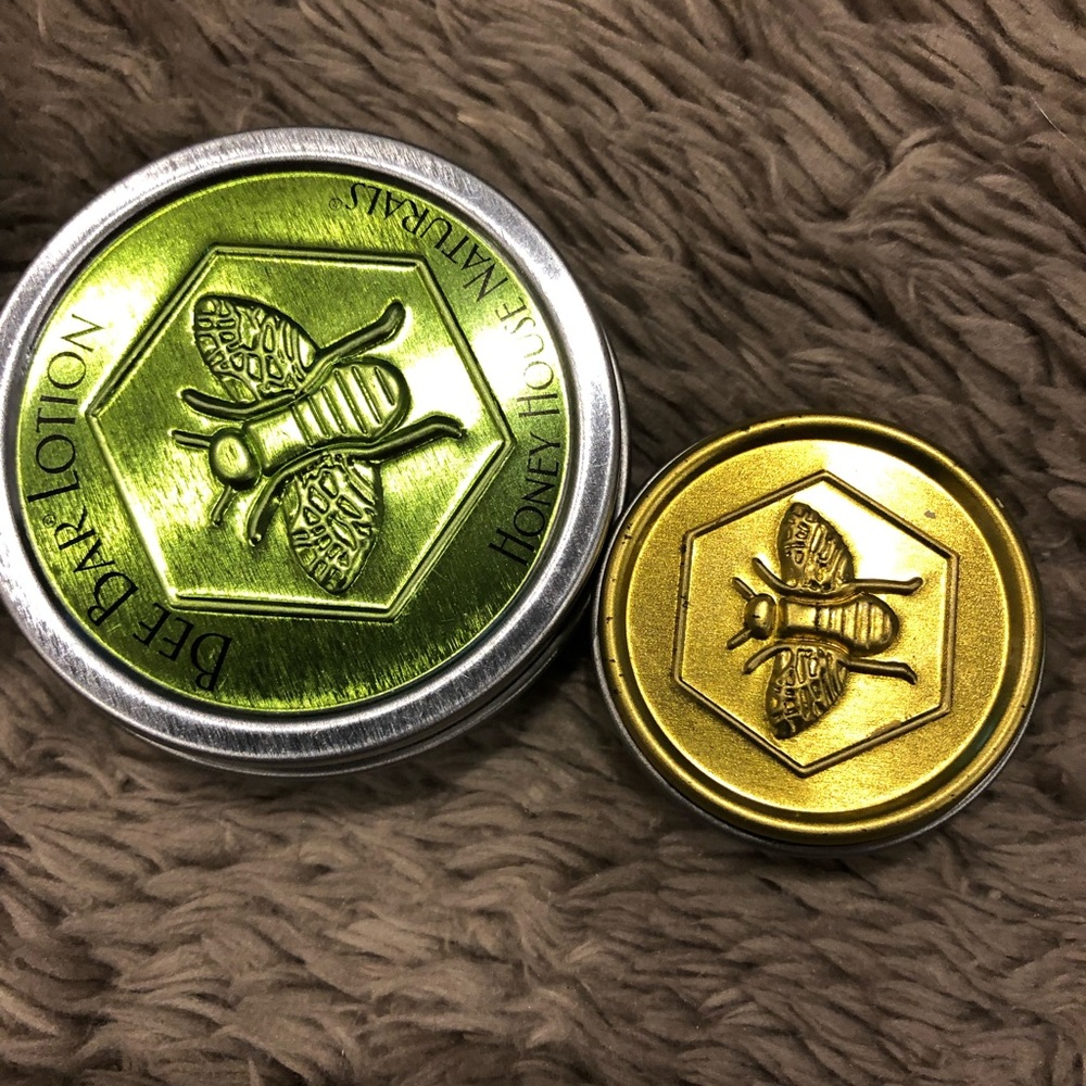 Bee Bar lotion and lip balm